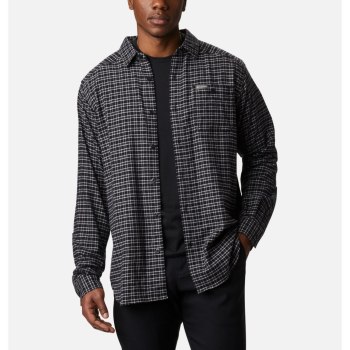 Columbia Cornell Woods Flannel Long Sleeve Big, Camisa Grises Para Hombre | 093578-ABD